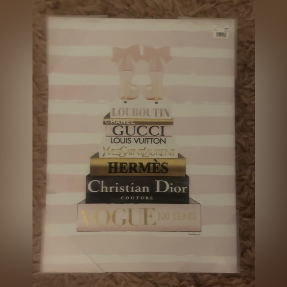 Shopping canvas picture